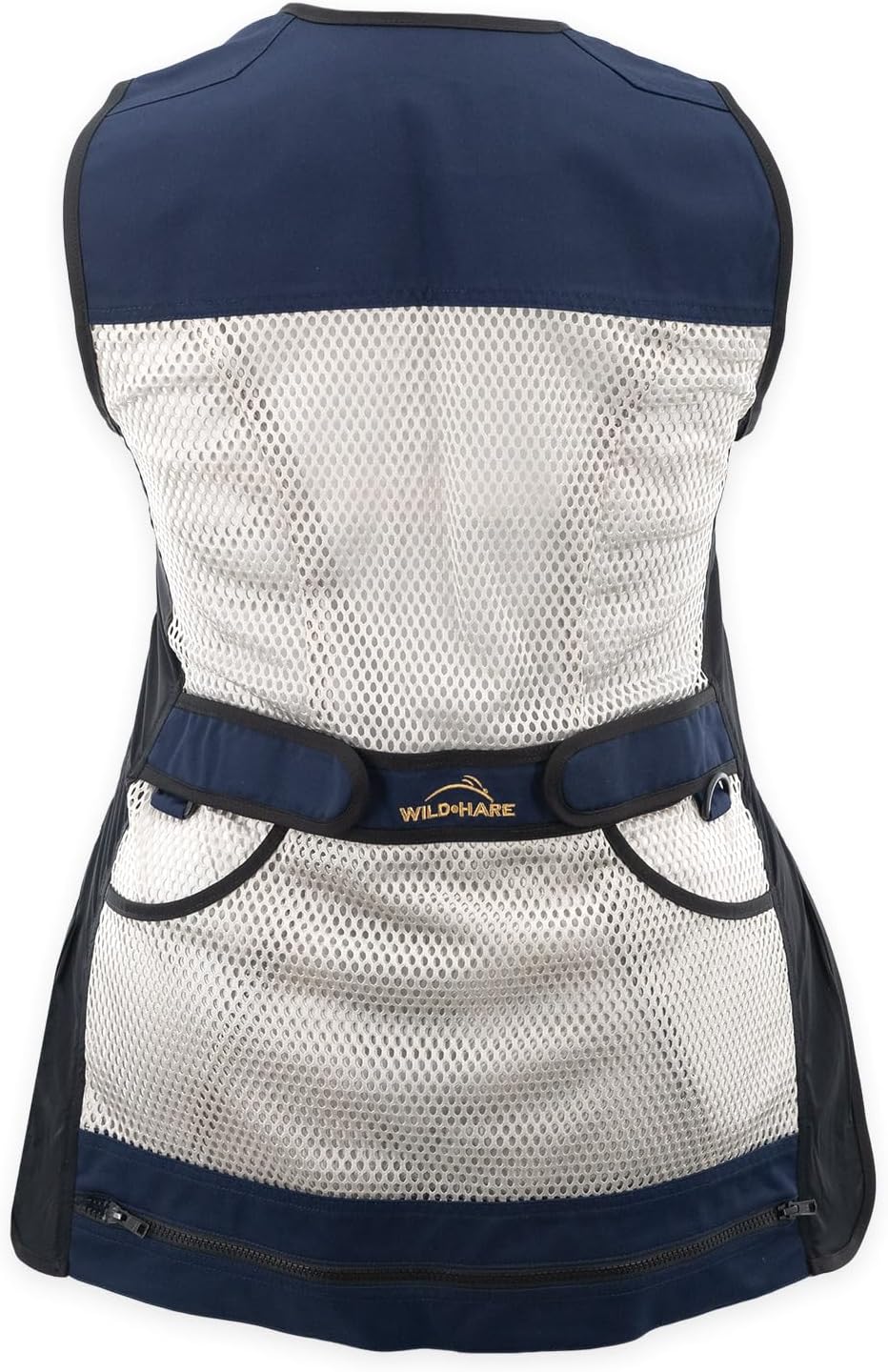 Wild Hare Shooting Gear Womens Comfort Fit Mesh Vest, Navy/Silver