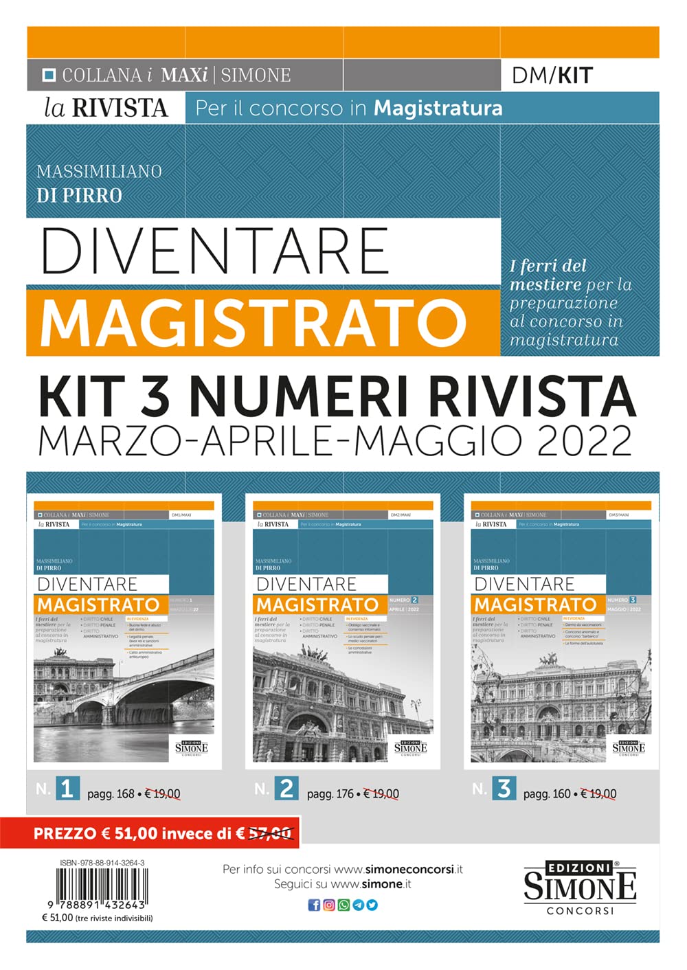 Diventare Magistrato. La Rivista Per Il Concorso In Magistratura. Kit 3 Numeri Marzo-Aprile-Maggio 2022 (Vol.) - 4
