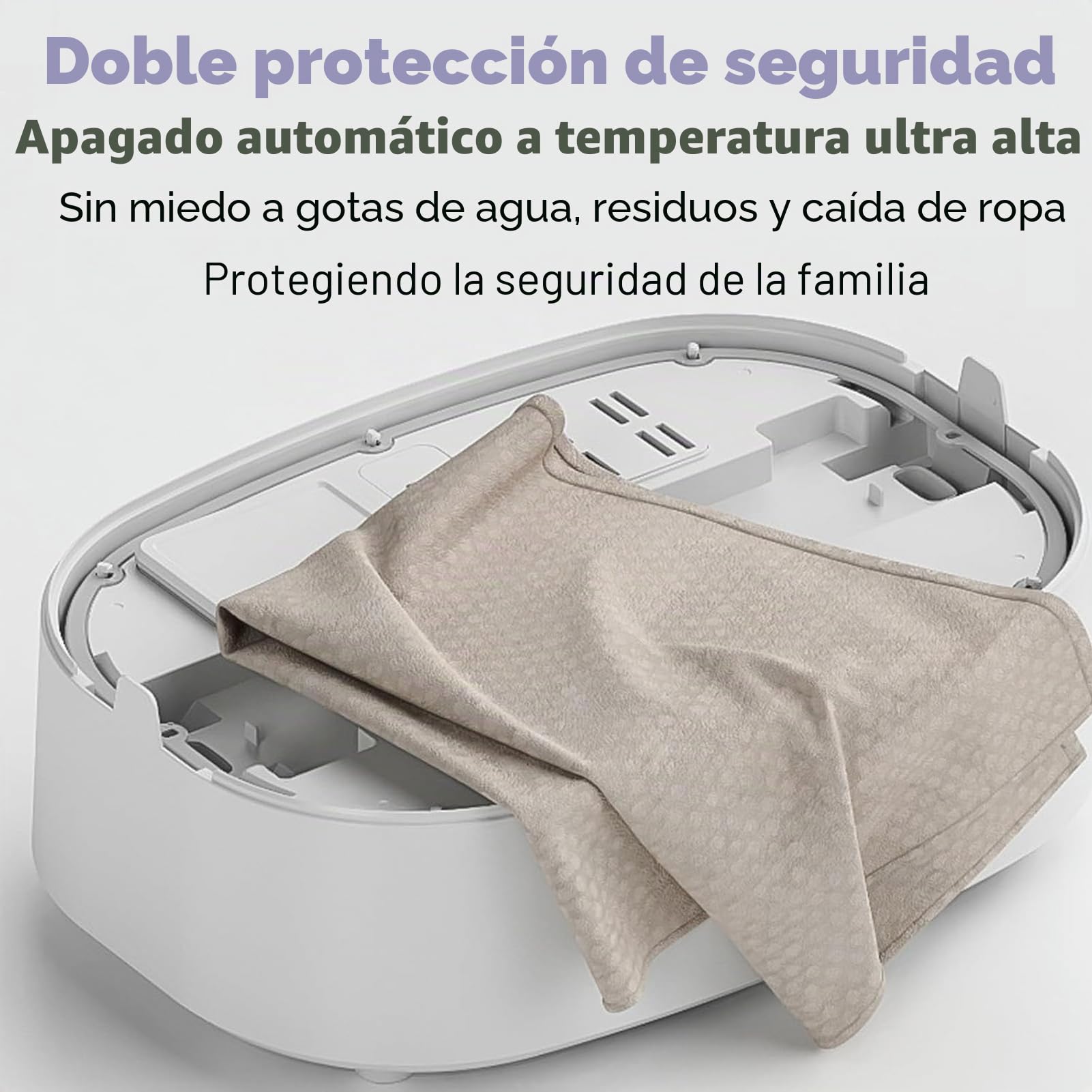 Máquina de planchado a vapor automática Máquina de planchado plegable de secado de 1000 W Temporizador De 240 Minutos Y Temperatura Constante De 360° Rápida y fácil de Usar（Ayuda para planchar）