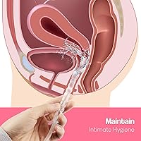 Vista 2 de Douper Sistema de limpieza vaginal reutilizable - Excelente limpiador y ducha para mujeres, manténgase limpio con capacidad de 10.1 fl oz