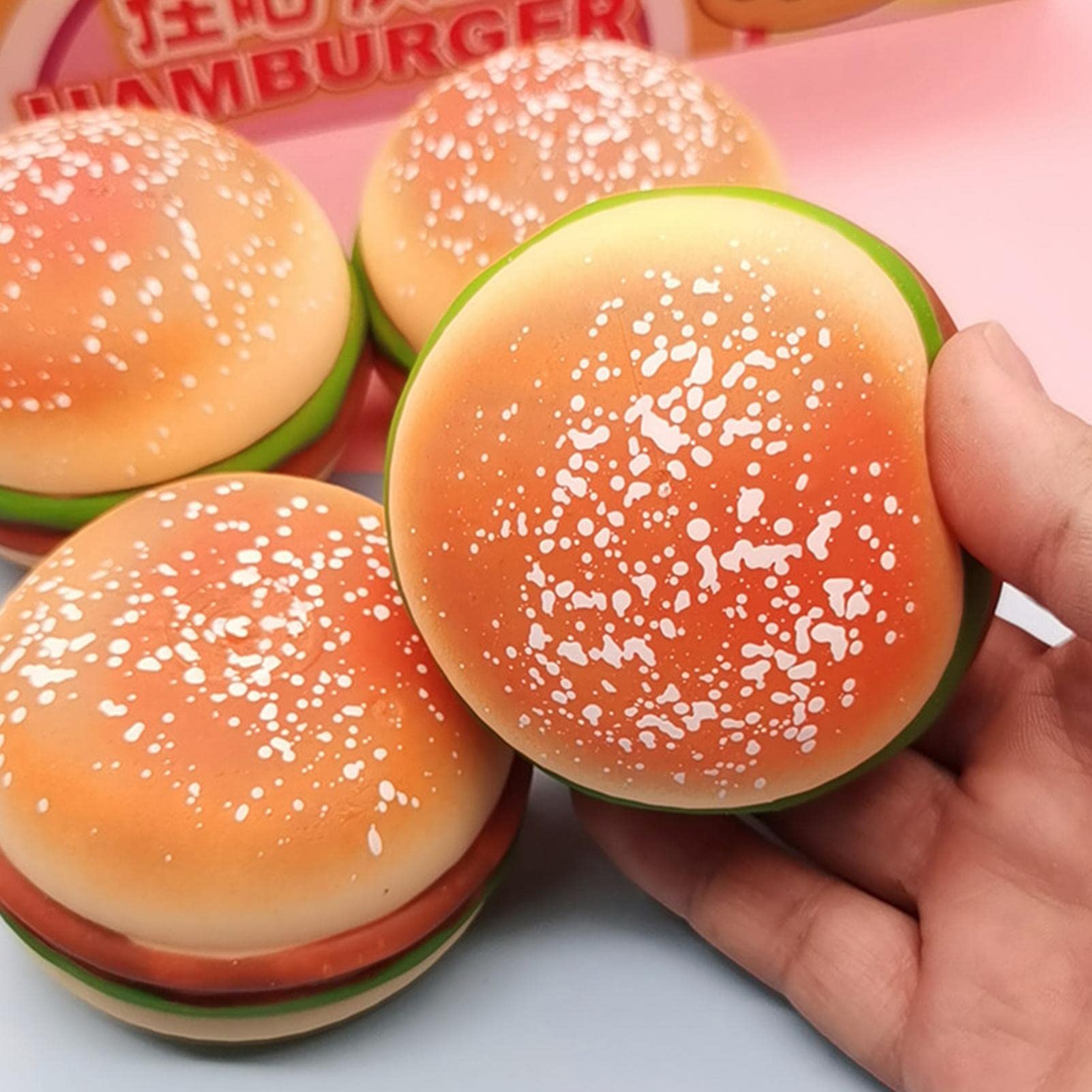 Amazon.co.jp: ハンバーガー スクイーズ おもちゃ - 12 ピース