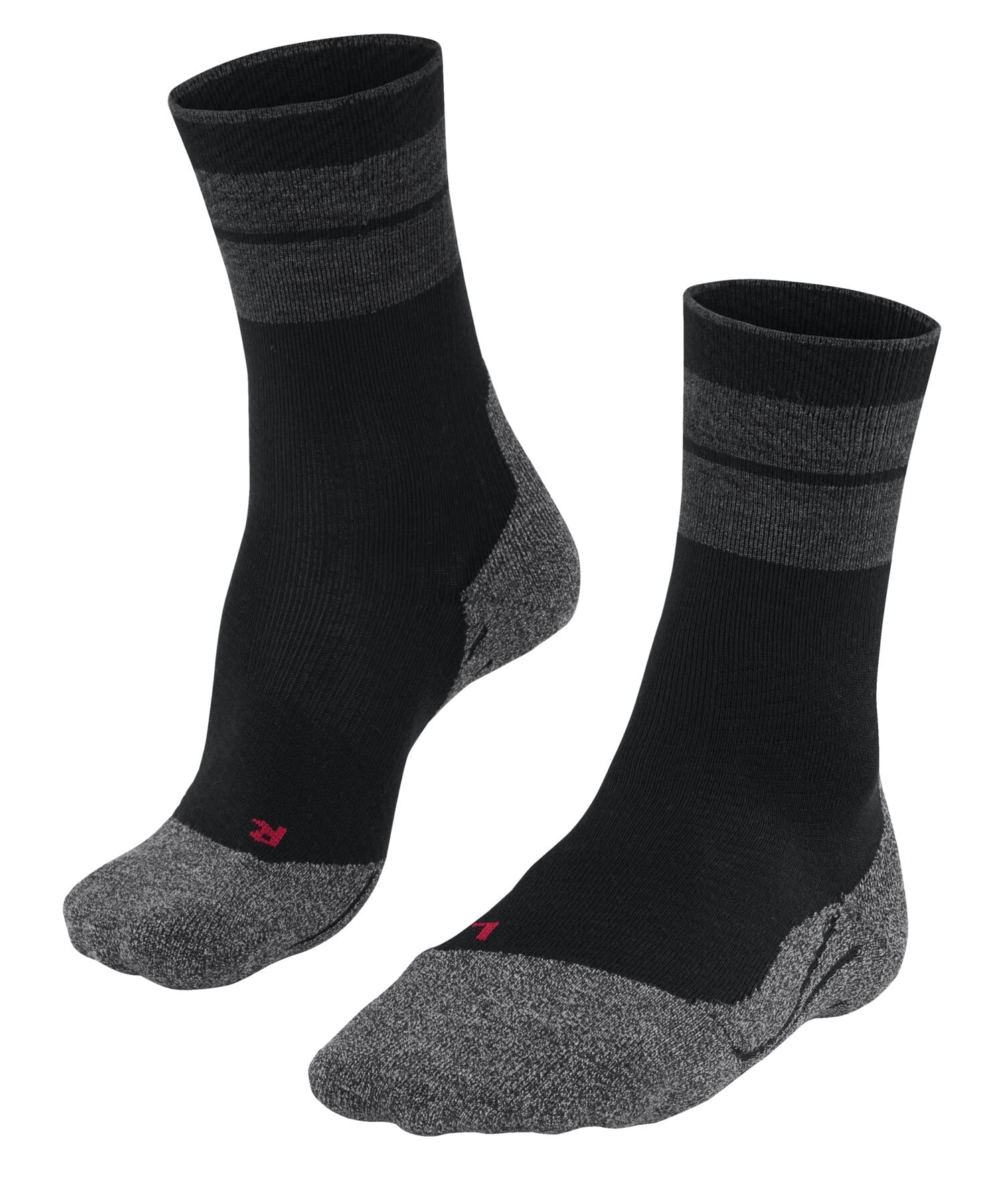 FALKE Herren TK Stabilizing Wandersocken atmungsaktiv schnelltrocknende klimaregulierende geruchshemmende Wolle Funktionsmaterial mittelstarke Polster stabilisierend Kompression antiblasen 1 Paar