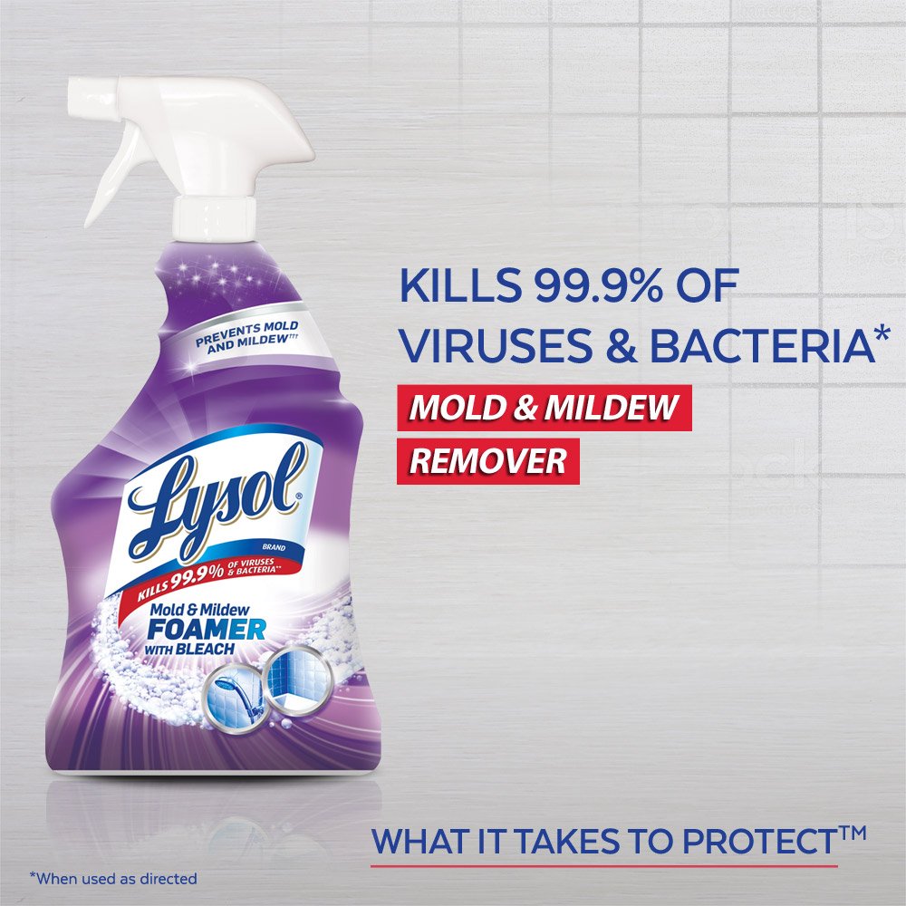 Buy Lysol Mold & Mildew Blaster w. Bleach, Bathroom Cleaner Spray, 32oz