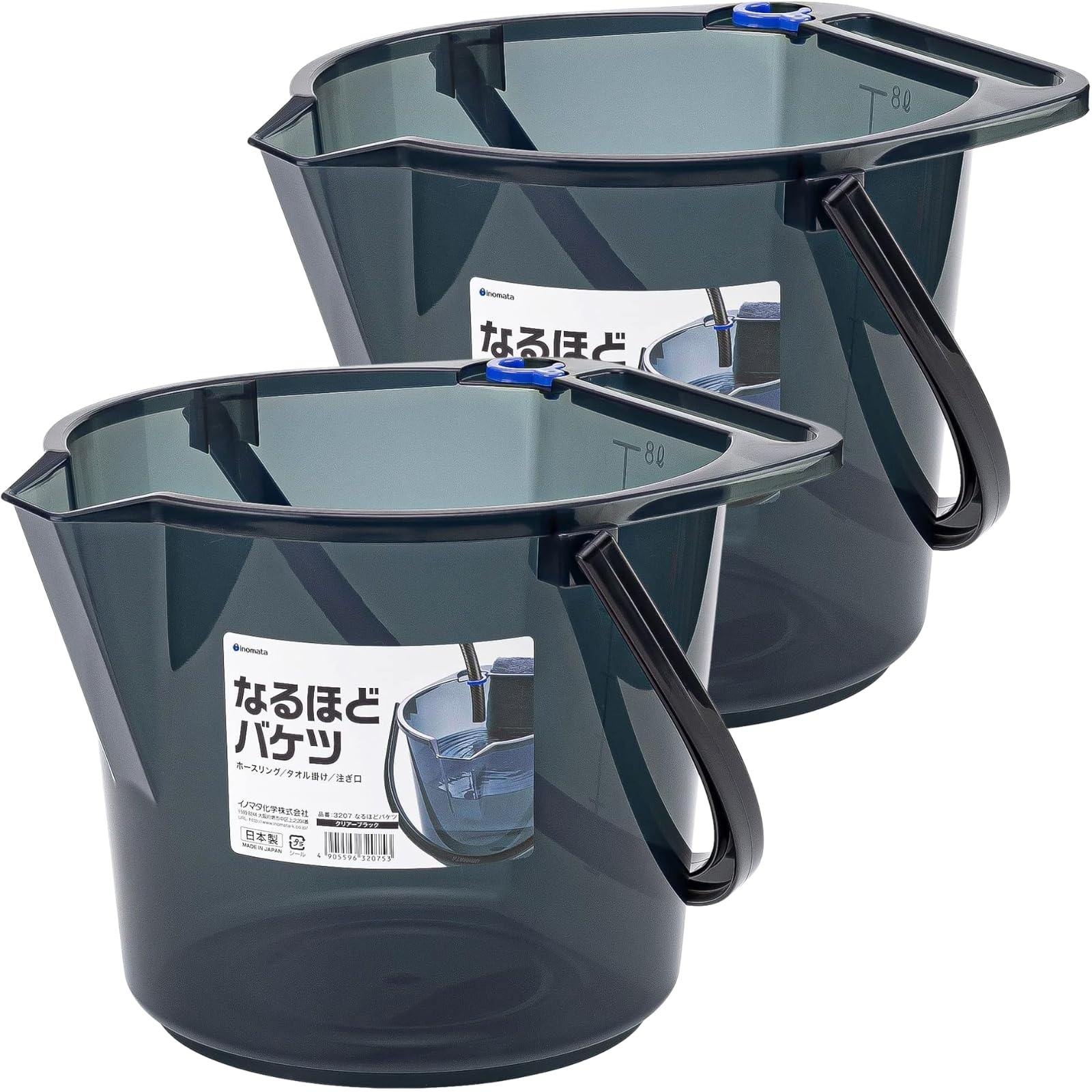 Amazon｜イノマタ化学(Inomata-k) なるほどバケツ 8L 2個セット
