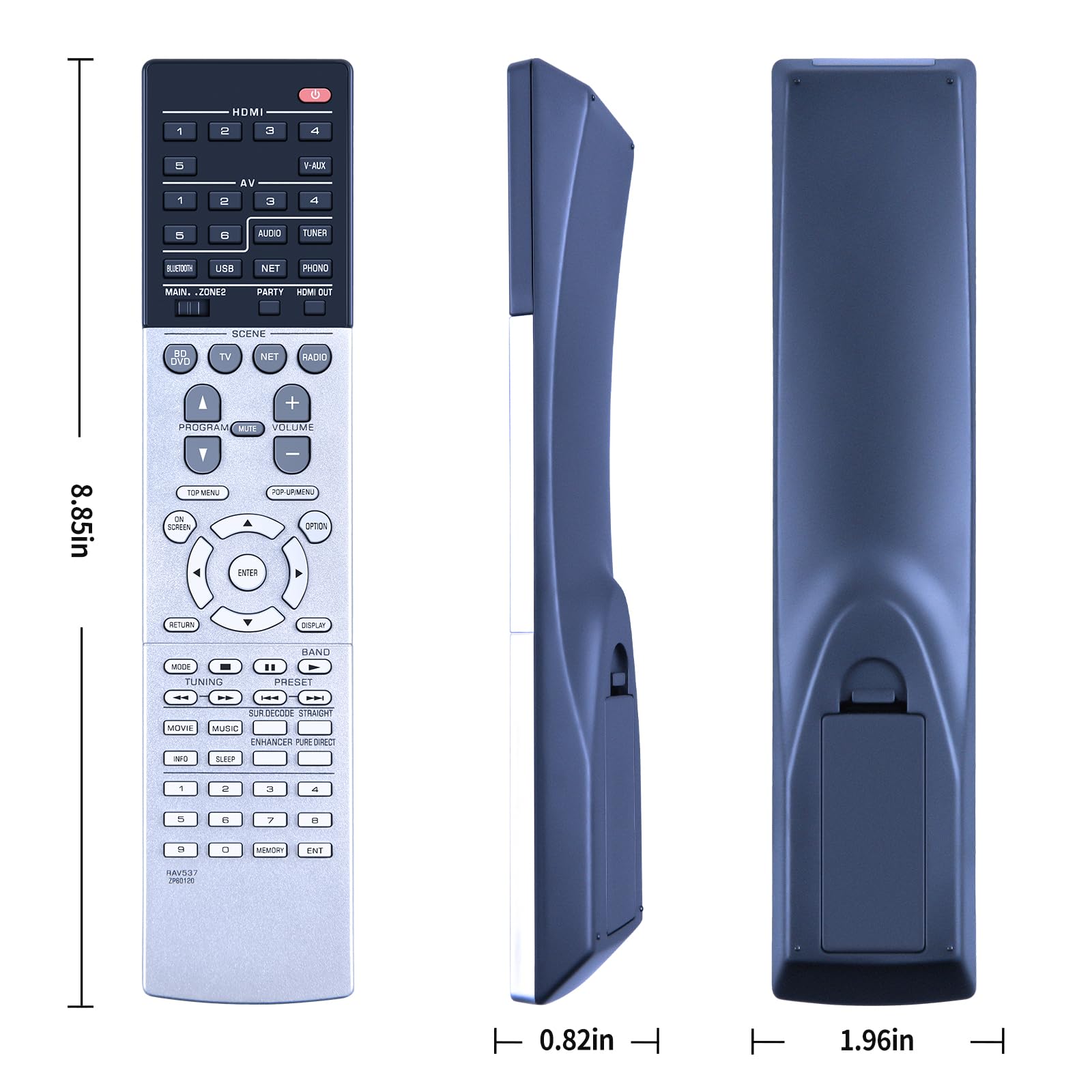 Amazon.com: ZWP RAV537 ZP60120 Replacement Remote Control