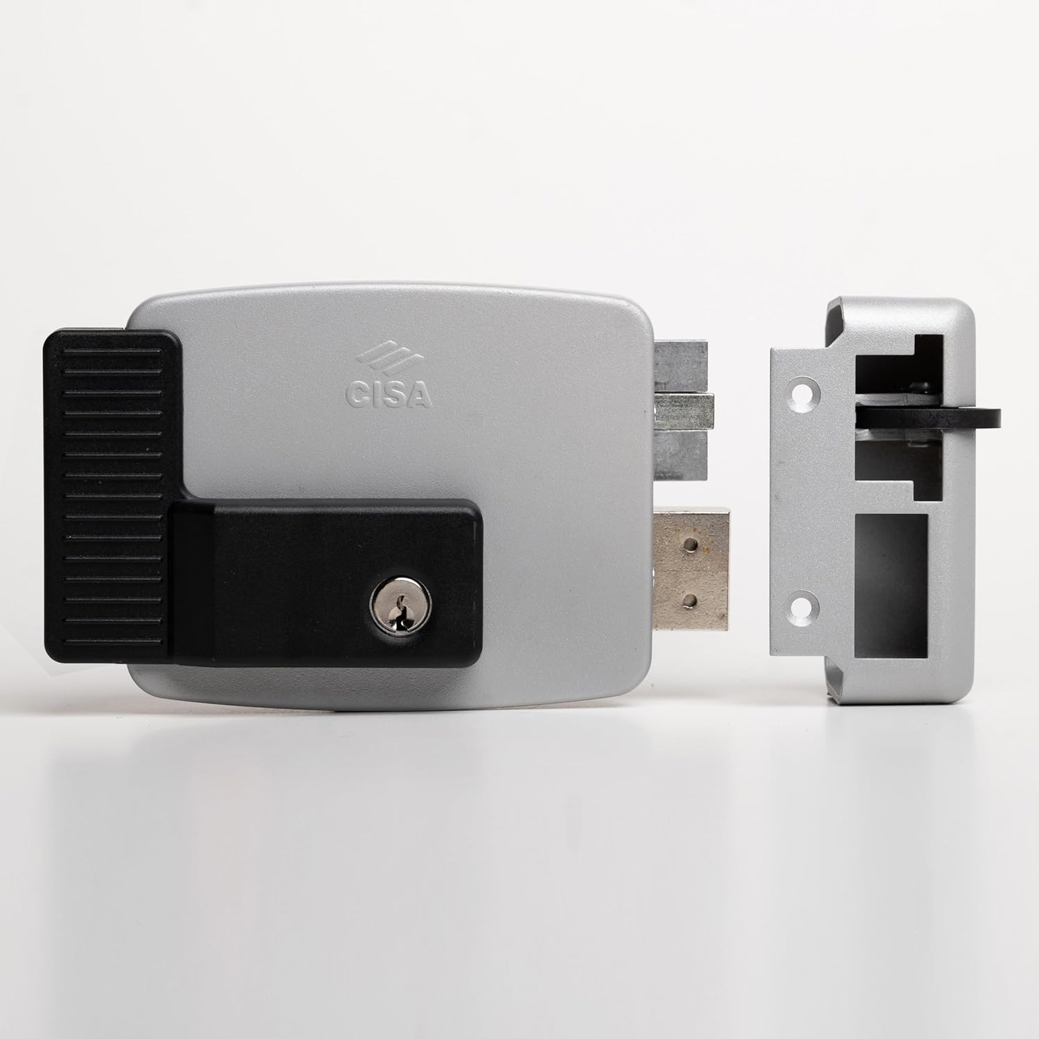 CISA - Electric Lock for Attaching 111761601N7 - Electric Lock CISA with Key and Lock - Door Lock for Outside Gate Entrance 60 Adjustable - Right Hand