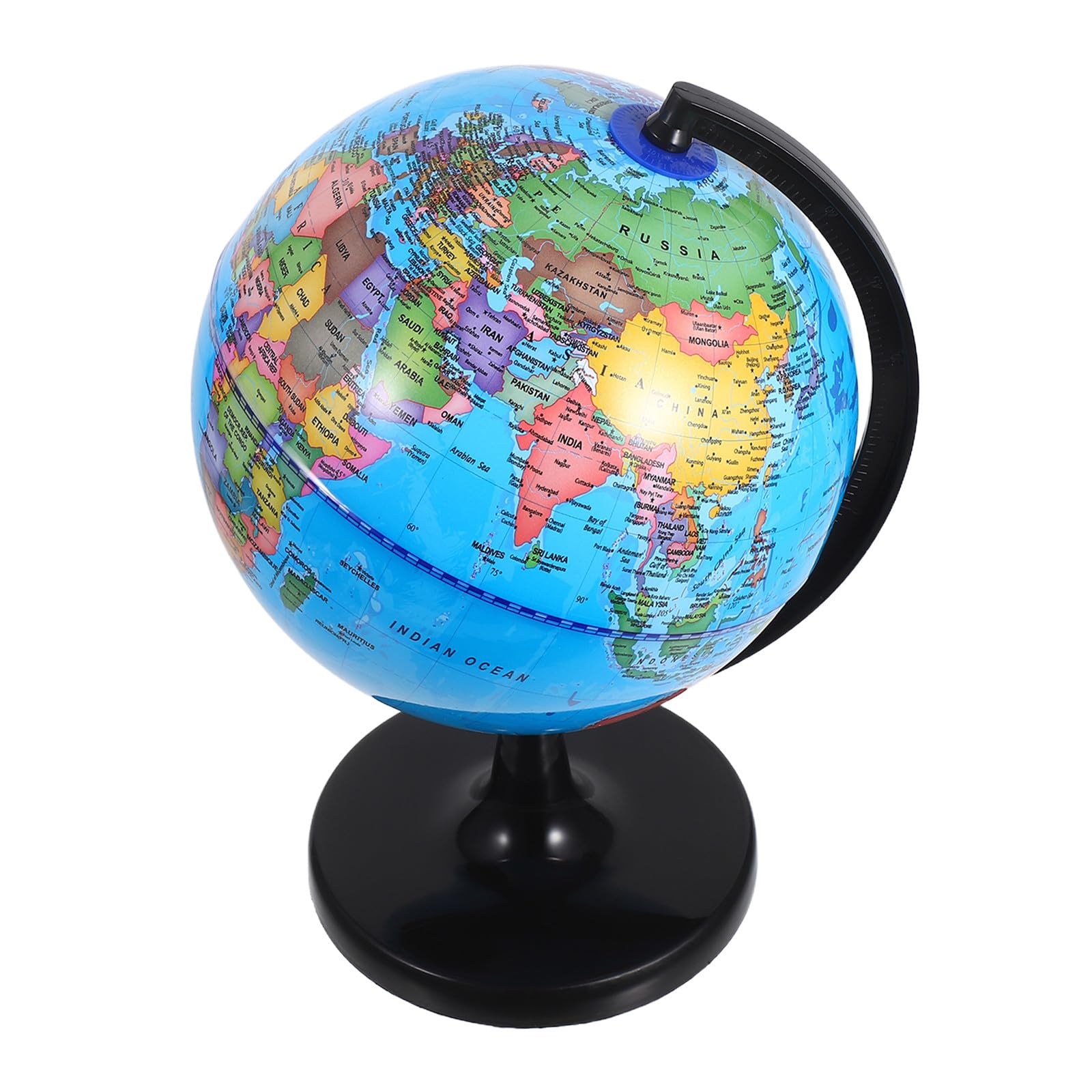 Globe Éducatif du Monde en Plastique, Base Stable, pour Garçons et Filles