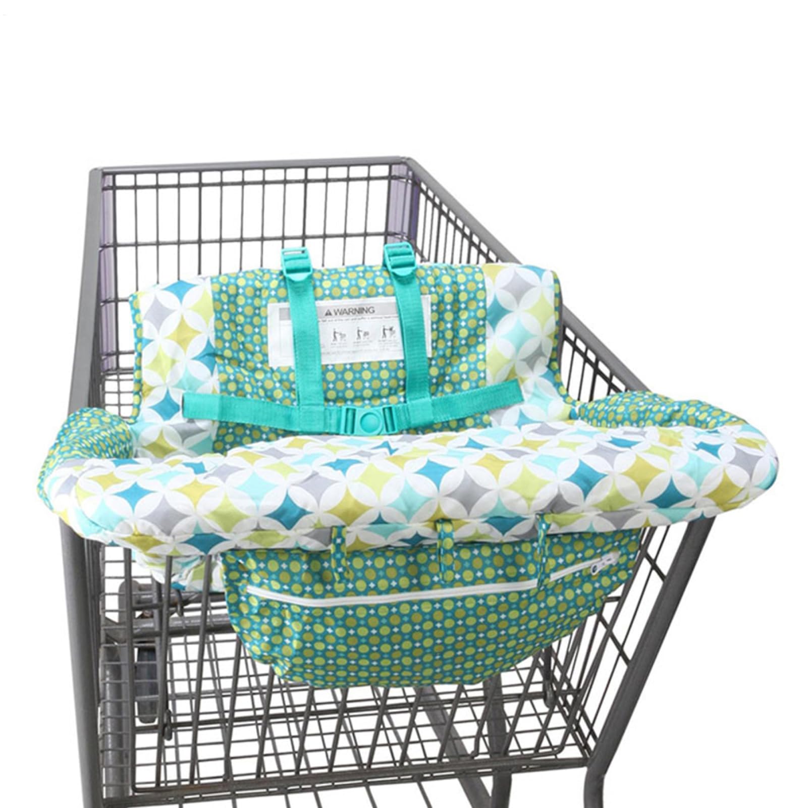 Protege Caddie Bebe, Protège Siège Chariot Bébé, Housse Chaise Haute Avec Sangles De Sécurité, Coussin De Paniers Protection Doux, Coussin De Couverture De Chaise Pliable Pour Enfant Garçon, Fille