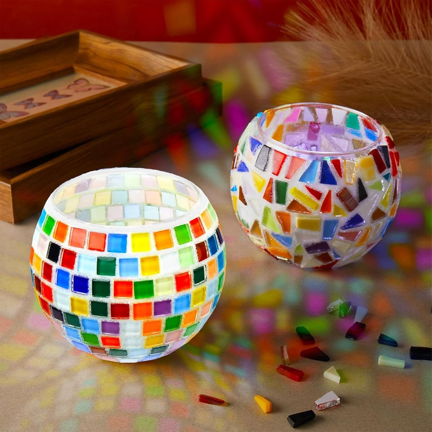 Mosaic Crystal Grout, Mosaics Tile Tools, Mosaic Tile Accessories, Essential for Handmade Grouting and Perfect for DIY Craft Projects (4.5oz)