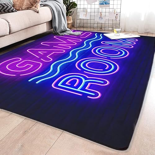 Miniatura 2 de Alfombra de poliéster antideslizante para adolescentes y jugadores, decoración 3D, para sala de estar, dormitorio, jugadores, niños, regalo para el