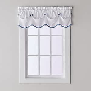 Mantovana Per Finestra Jacob Valance – SKL HOME – 42x26 Cm, Colore Naturale, Con Linguette Regolabili - 2