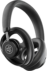 JLab JBuds Open Wireless Headphones – Open-Ear, Comfortable All-Day Fit, 24+ Hour Playtime, Immersive Sound, Bluetooth Headphones with App Control, Black
