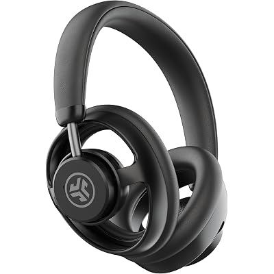 JLab JBuds Open Wireless Headphones – Open-Ear, Comfortable All-Day Fit, 24+ Hour Playtime, Immersive Sound, Bluetooth Headphones with App Control, Black