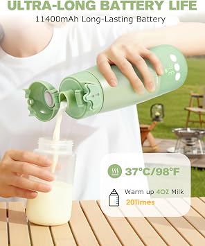 Portable Baby Bottle Warmer for Travel, Portable Milk