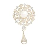 JadeAngel Brooch Pins for Women Fashion Broach Jewelry Shiny Cubic Zirconia Brooches and Pins for Wedding Party Birthday