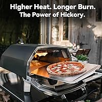 Vista 6 de Madera para horno de pizza de nogal hickory de 6 pulgadas, caja de 15 libras – leña seca en horno y sin corteza para hornos de pizza, barbacoa