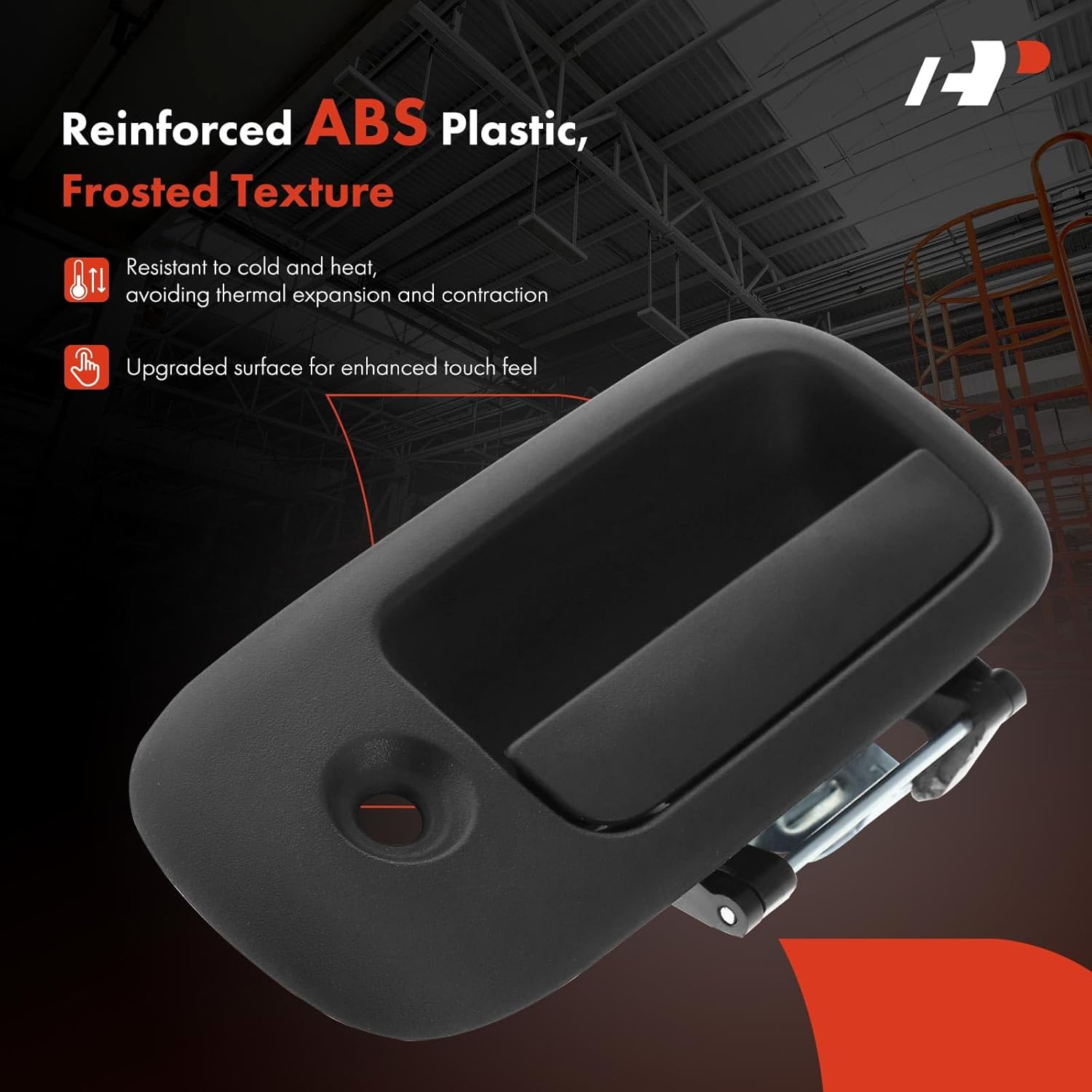 A-Premium Front or Rear Driver Side Exterior Door Handle Compatible with Chevrolet C4500 Kodiak, C5500 Kodiak, C6500 Kodiak, C7500 Kodiak, C8500 & GMC C4500 Topkick, C8500 Topkick & Isuzu HTR, HVR