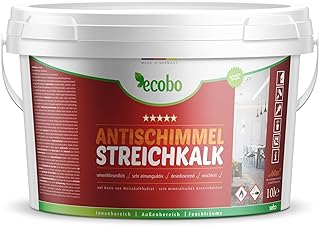 Streichkalk weiss matt 10l Ökologische atmunsaktive Wand und Deckenfarbe