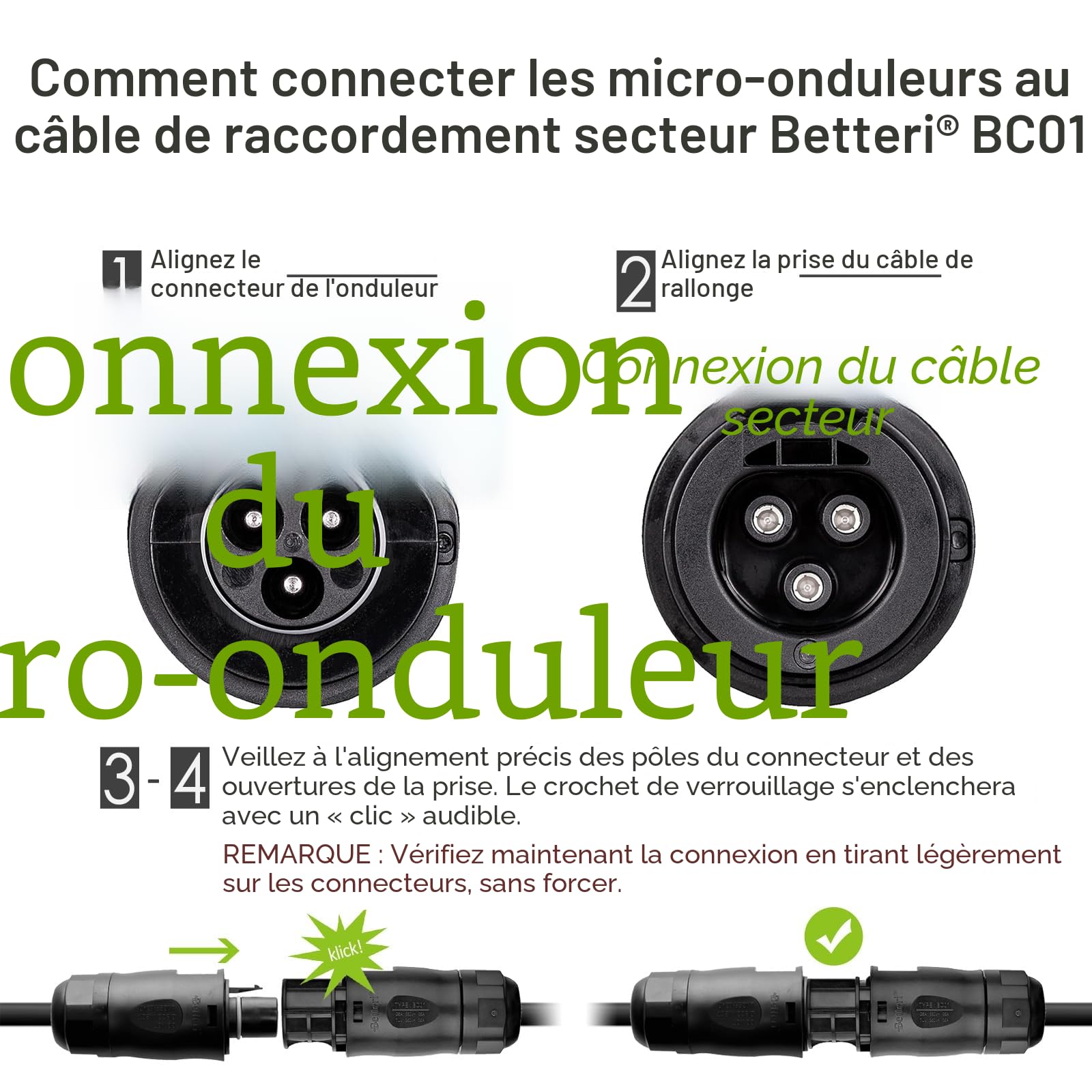 APsystems EZ1-M Micro-onduleur 800 W avec Wi-FI et Bluetooth, certifié PV VDE, onduleur Plug & Play, idéal pour Centrale électrique de Balcon