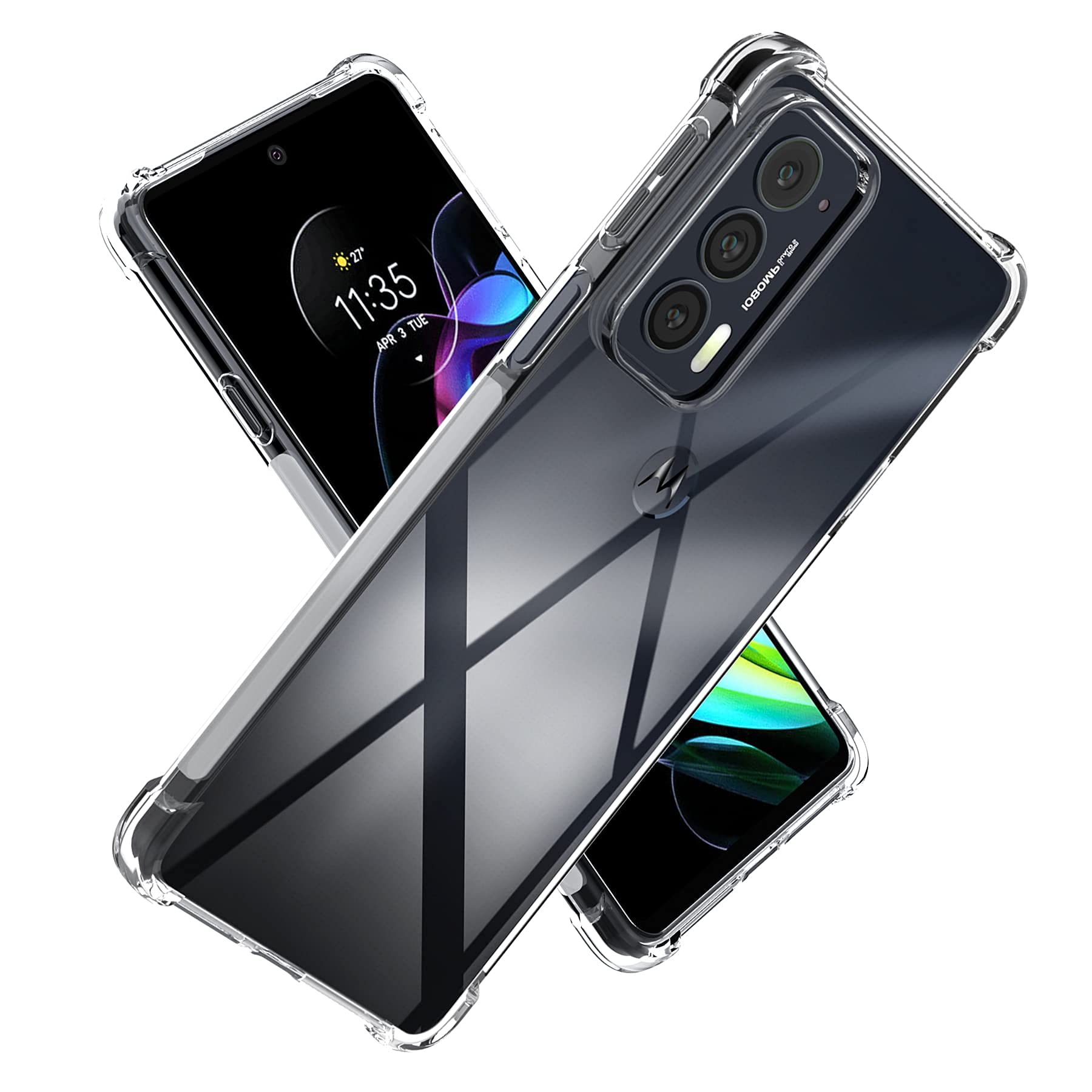 Newlike Silicone Motorola Moto Edge 20, [Bumper] Exclusive - Transparent Back Cover Clear Thin Case - For Moto Edge 20 (B09DGK3RNW) Amazon Price History, Amazon Price Tracker