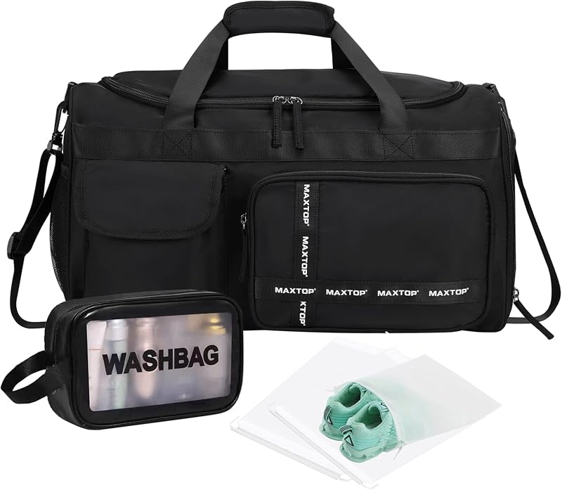 Large Gym Bag for Women Men Duffle Bag With Wet Dry Separation