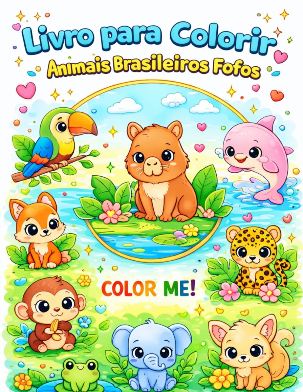 Animais Brasileiros Fofos Para Colorir