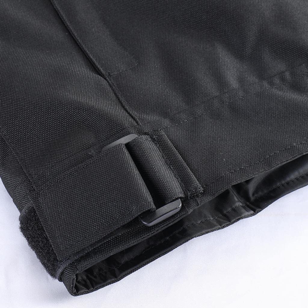 Chaqueta de con Protecciones, Chaqueta de Carreras, Chaqueta Oxford Cortavientos con Ventilación con Cremallera, Espalda de Malla Transpirable, P