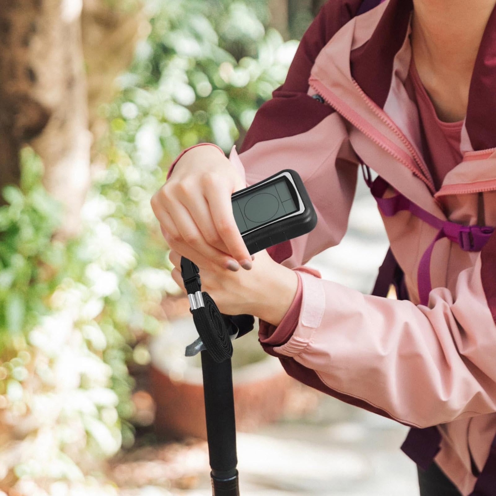 Elektronischer Höhenmesser, Höhenmesser - 8 in 1 Höhenmesser Handheld Compass Barometer Temperaturanzeige | Tragbare Wettervorhersage mit Hintergrundbeleuchtung, Zeituhr, Messgerät für Outdoor -Sporta