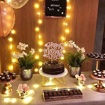 Happy Birthday Mom Cake Topper, Mom's Birthday Party Decoration, Mother's Day Cake Decor