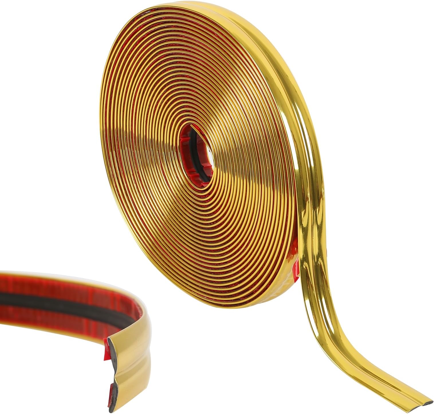 Peel and Stick Wall Trim Molding, 32.8FT Bendable Foldable Edge Corner Protecter Guards Decorative Strips, Wall Corner Trim Molding for Wall, Corner, Window, Table, Furniture