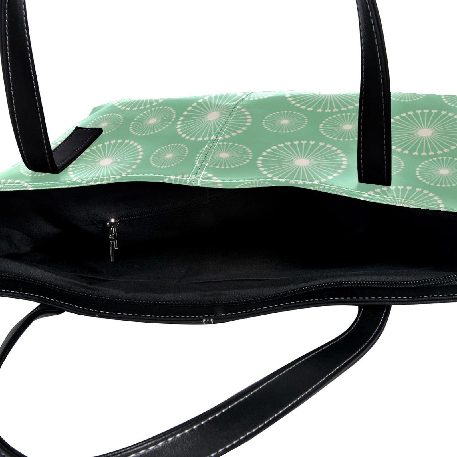 Bolso de hombro ligero casual para la escuela, bolso de mano para profesores, bolso de mano con diseño geométrico de diente de león, Varios colores