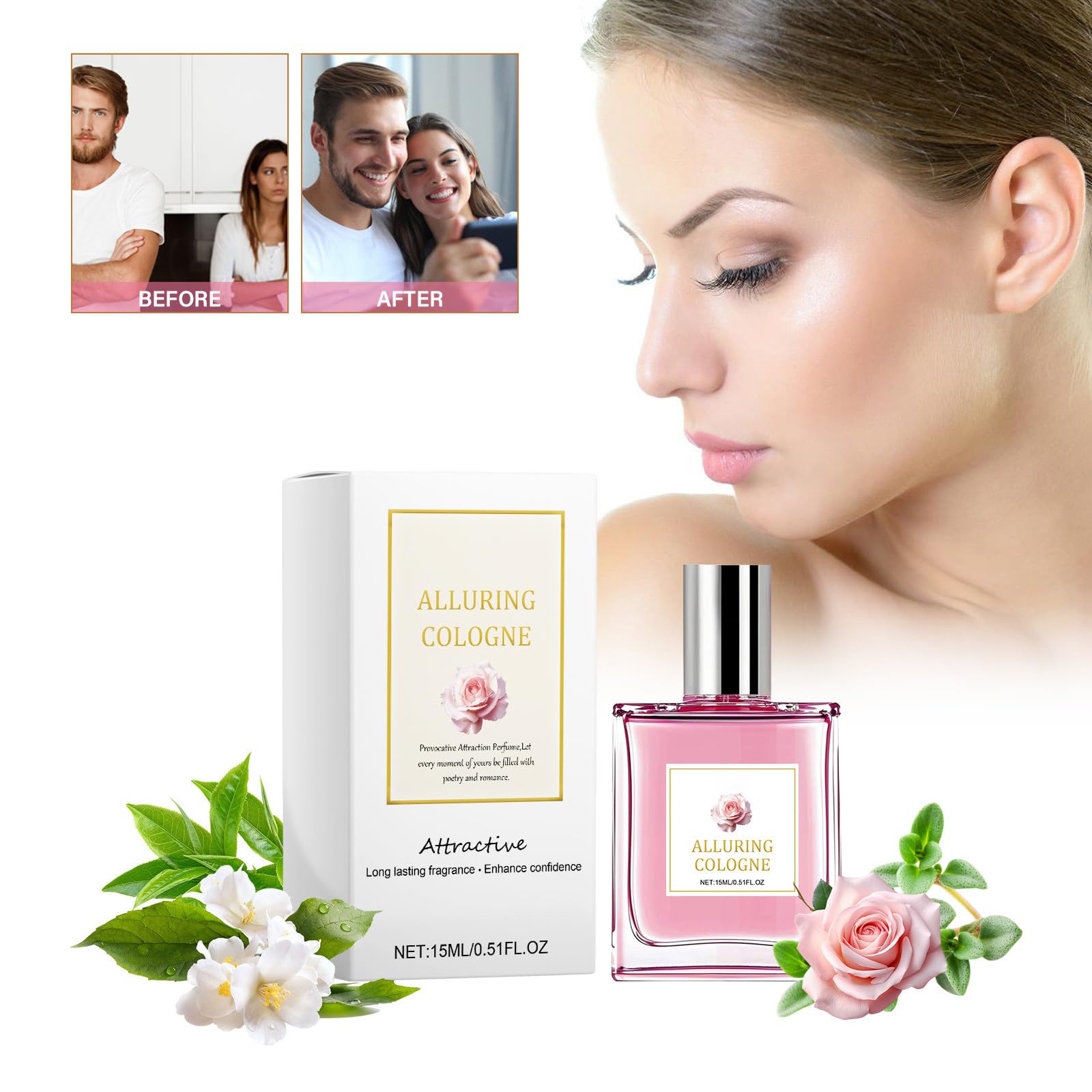 Amazon | 香水 ローズの香り 薔薇 バラ 50ml レディース パルファム