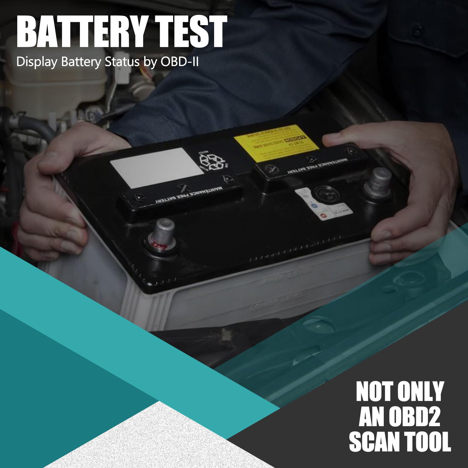 LAUNCH Creader 300 Valigia Diagnostica OBD2 – Lettore Codici Motore Completo. Strumento Scan OBD-II con Display Color 1.7", Test Batteria e Dati in Tempo Reale. Plug & Play per Tutti i Veicoli OBD2