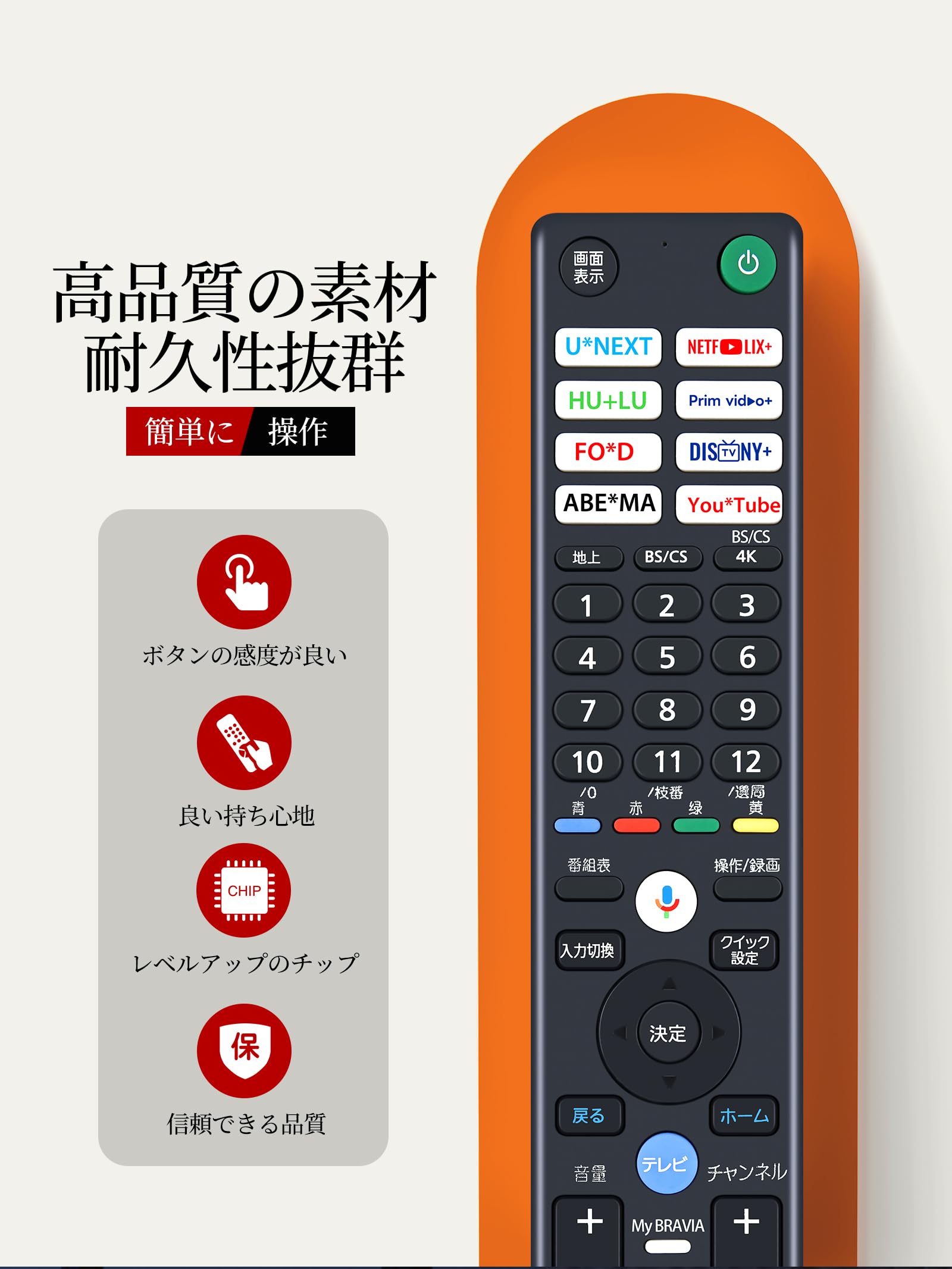 Amazon | テレビリモコン RMF-TX461J for ソニー ブラビア用リモコン