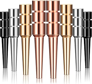 32 Pieces Metal Cribbage Pegs Fit 1/8 Holes Cribbage Pegs with a Tapered Design for Cribbage Traditional Board Game, 4 Colors