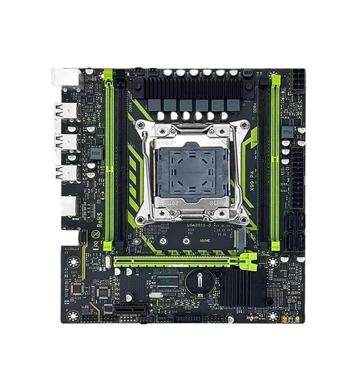 Conjunto de Placa Base X99 con LGA2011-3 E5 2630 V4 CPU DDR4 8GB (1 * 8GB) 2133MHz NVME M.2 Accesorios de computadora(Motherboards)