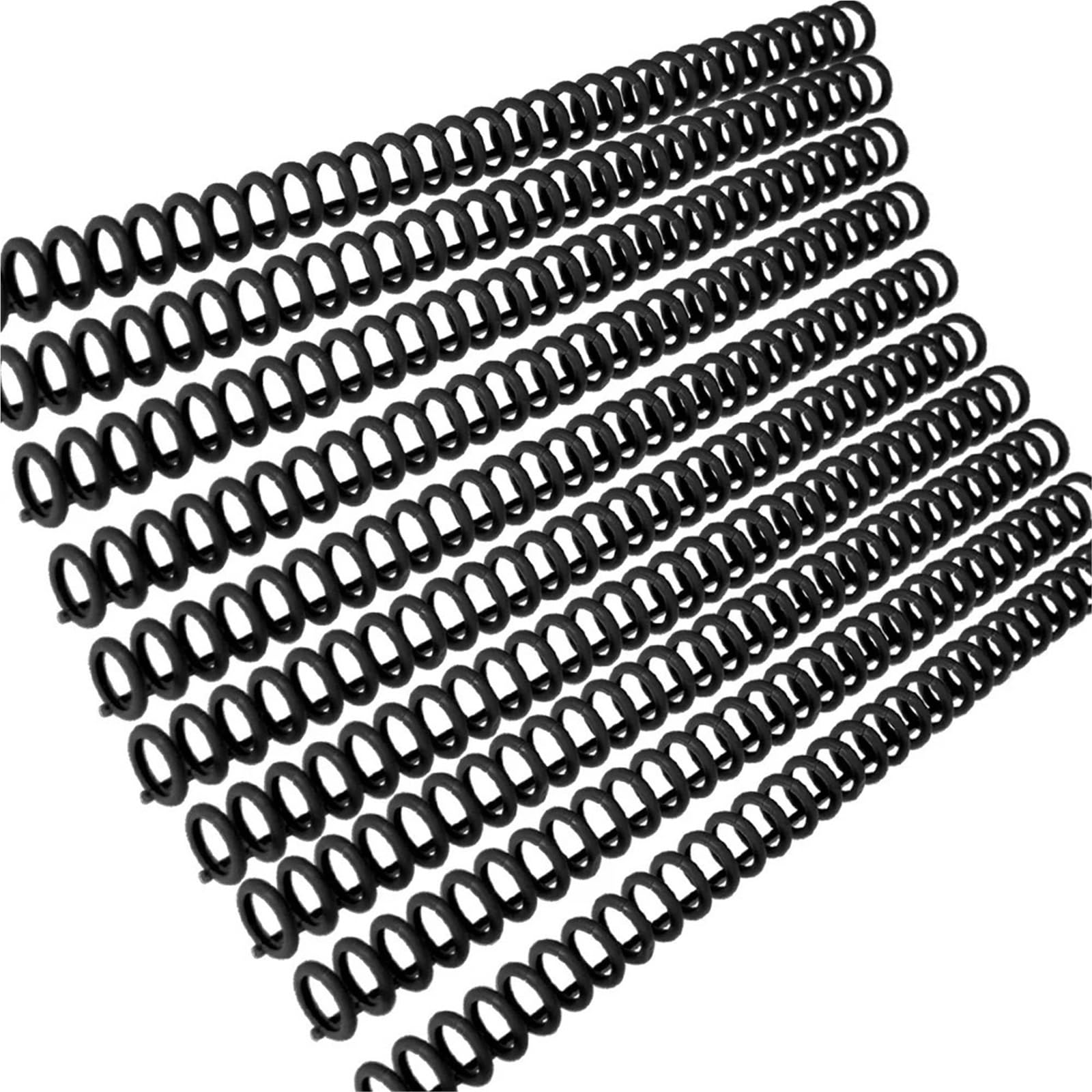 Ersatz-O-Ring-Ordner, 50 Stück Kunststoff-Binderücken mit 30 Löchern, mehrfarbig, 12 mm x 28 cm, 85 Blatt