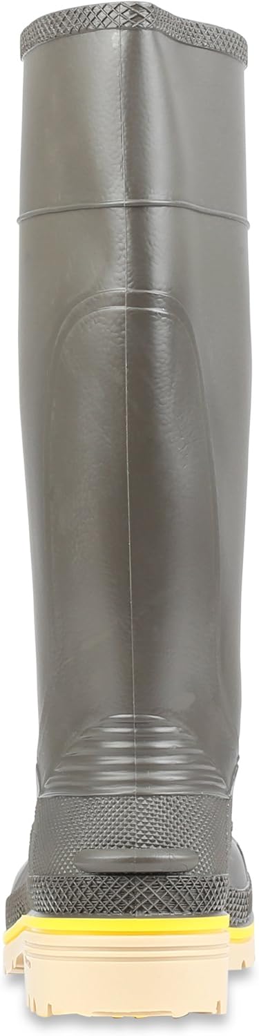 Servus Pro+ 15" PVC Chemical-Resistant Steel Toe Men's Work Boots, Gray, Yellow & Beige (75105) - Image 3