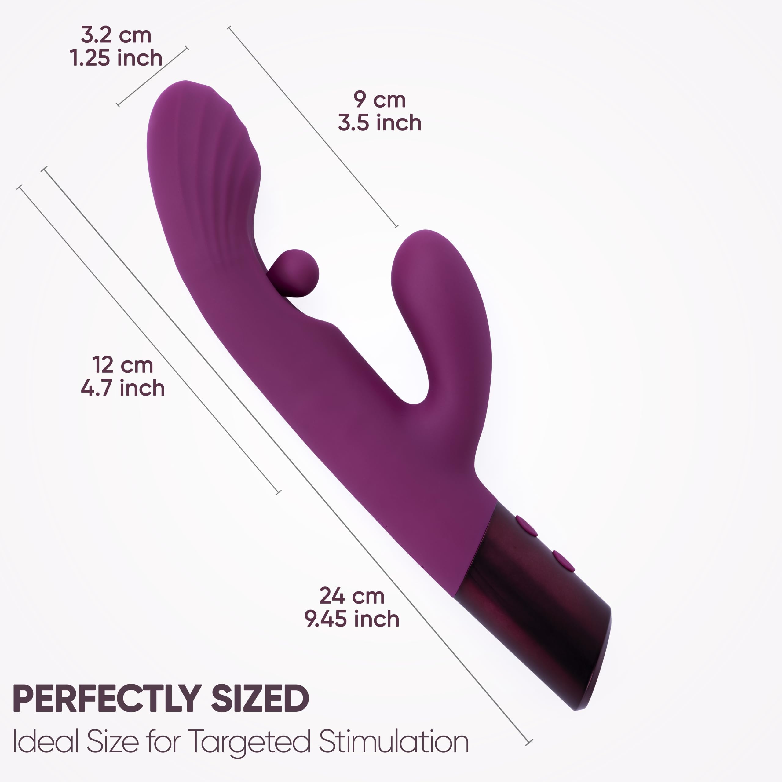 SELOVE Swirly Rabbit-Vibrator mit rotierender Perle & Dual-Vibration