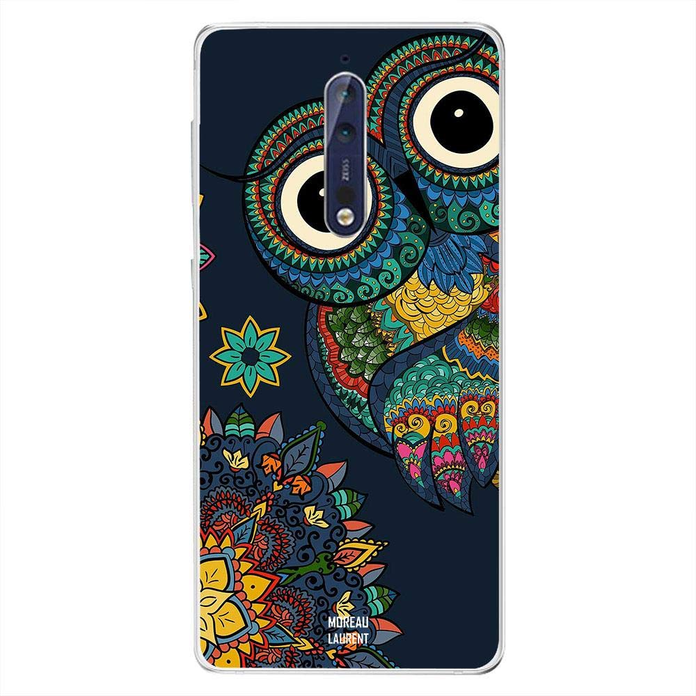 Nokia 8 Case Cover Floral Owl, Moreau Laurent Premium Phone Covers & Cases Design