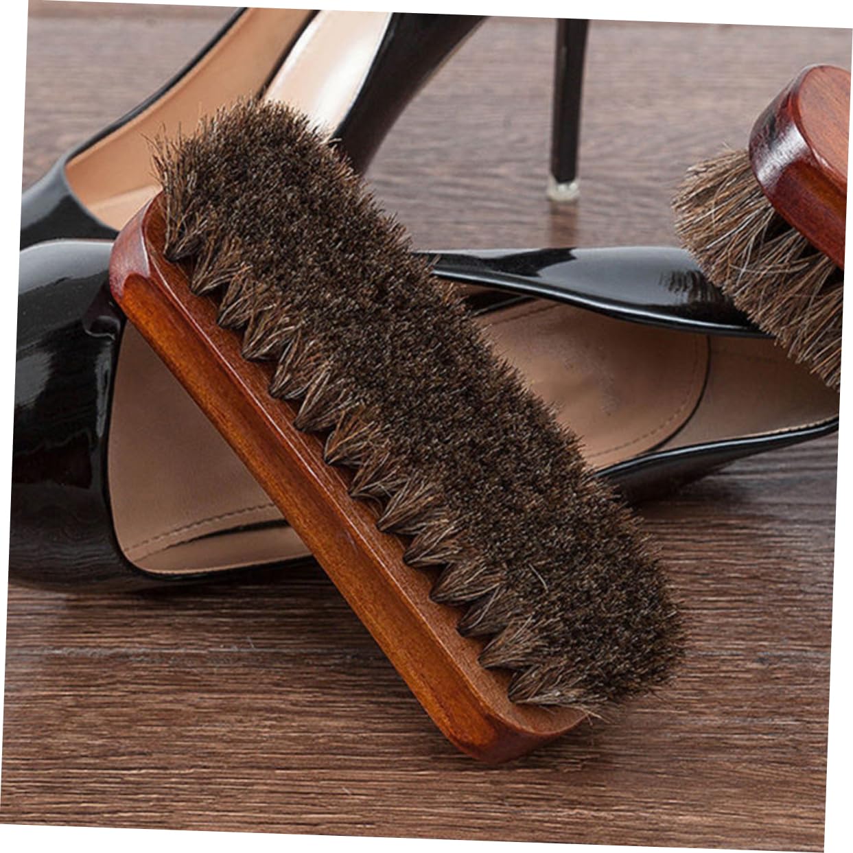 Homoyoyo 3 Series Cepillo Limpiador De Zapatos De Cuero Cepillo para Limpiar El Cabello Kit para Lustrar Zapatos Cepillo De Cuero Cepillos Multifuncionales Herramientas De 2 Piezas x 3