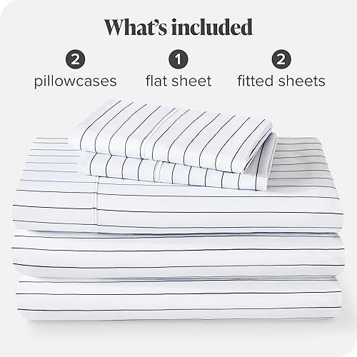 Miniatura 230 de Bare Home Juego de sábanas de tamaño individual XL, tamaño de dormitorio universitario, sábanas de microfibra ultrasuave de 1800 hilos, bolsillos 22