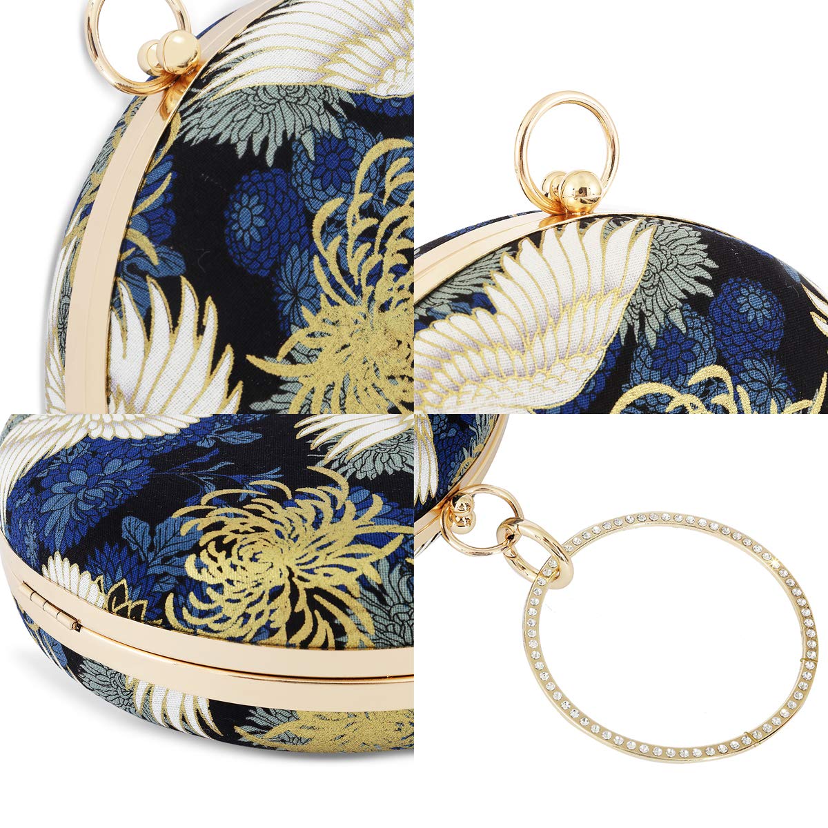 Pochette da sera da donna di design, adatta per feste e serate fuori