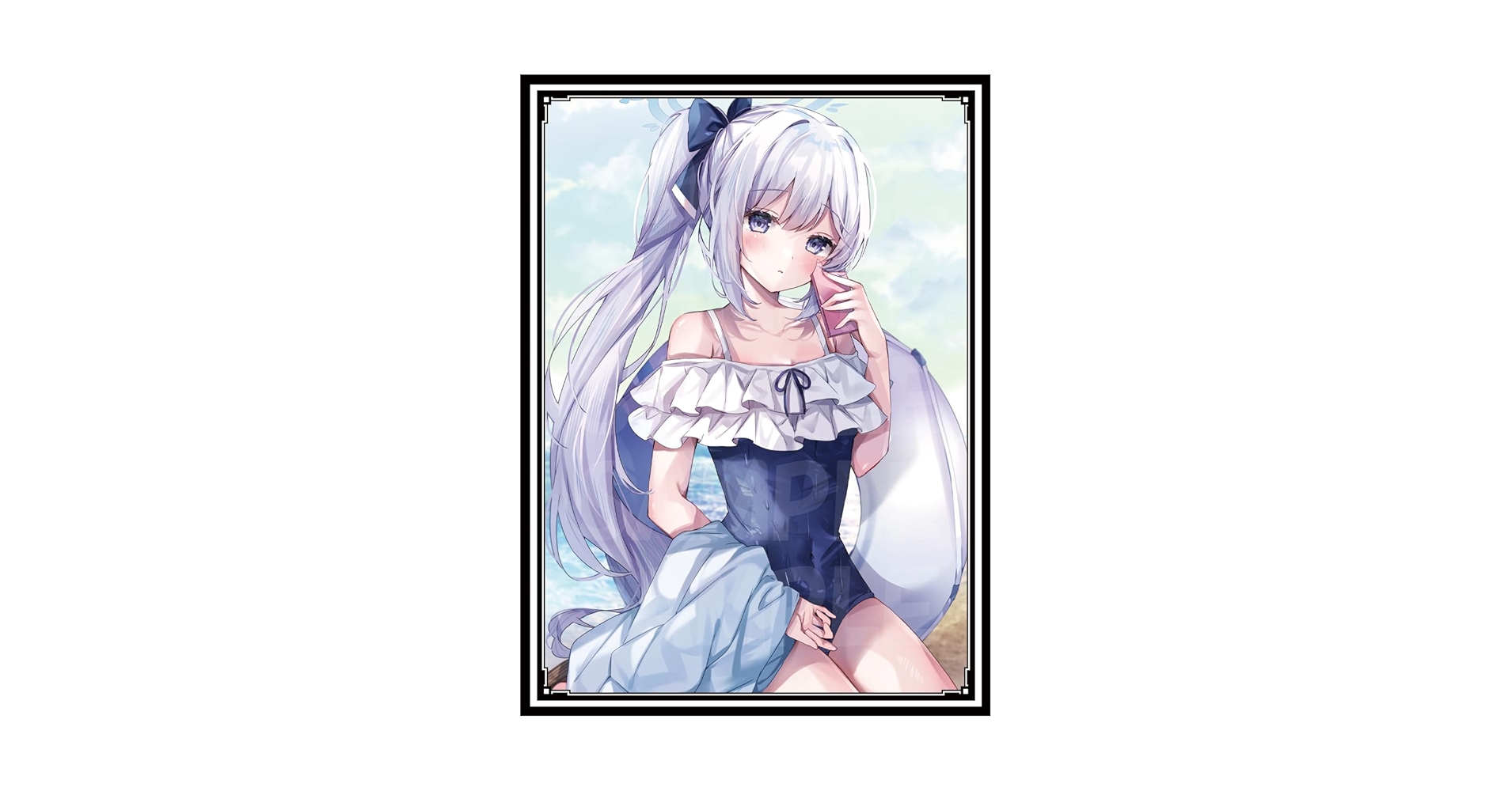 ブルーアーカイブ 月雪ミヤコ 水着 スリーブ プレイマット EATOS Amazon.co.jp: スリーブ ブルーアーカイブ -Blue Archive- 月雪