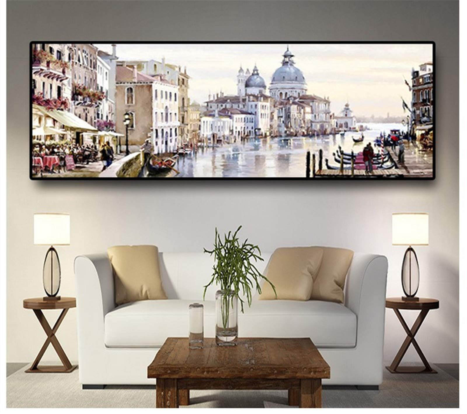 Kit peinture diamant Venise pour transformer un grand mur vide avec un art 5D brillant