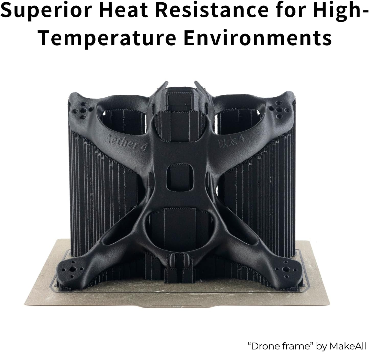 Siraya Tech Fibreheart PPA-CF 3D Printing Filament: Industrial-Grade Carbon Fiber Nylon, Superior Strength & Heat Resistance - The High Performance PAHT-CF (1kg, Black)