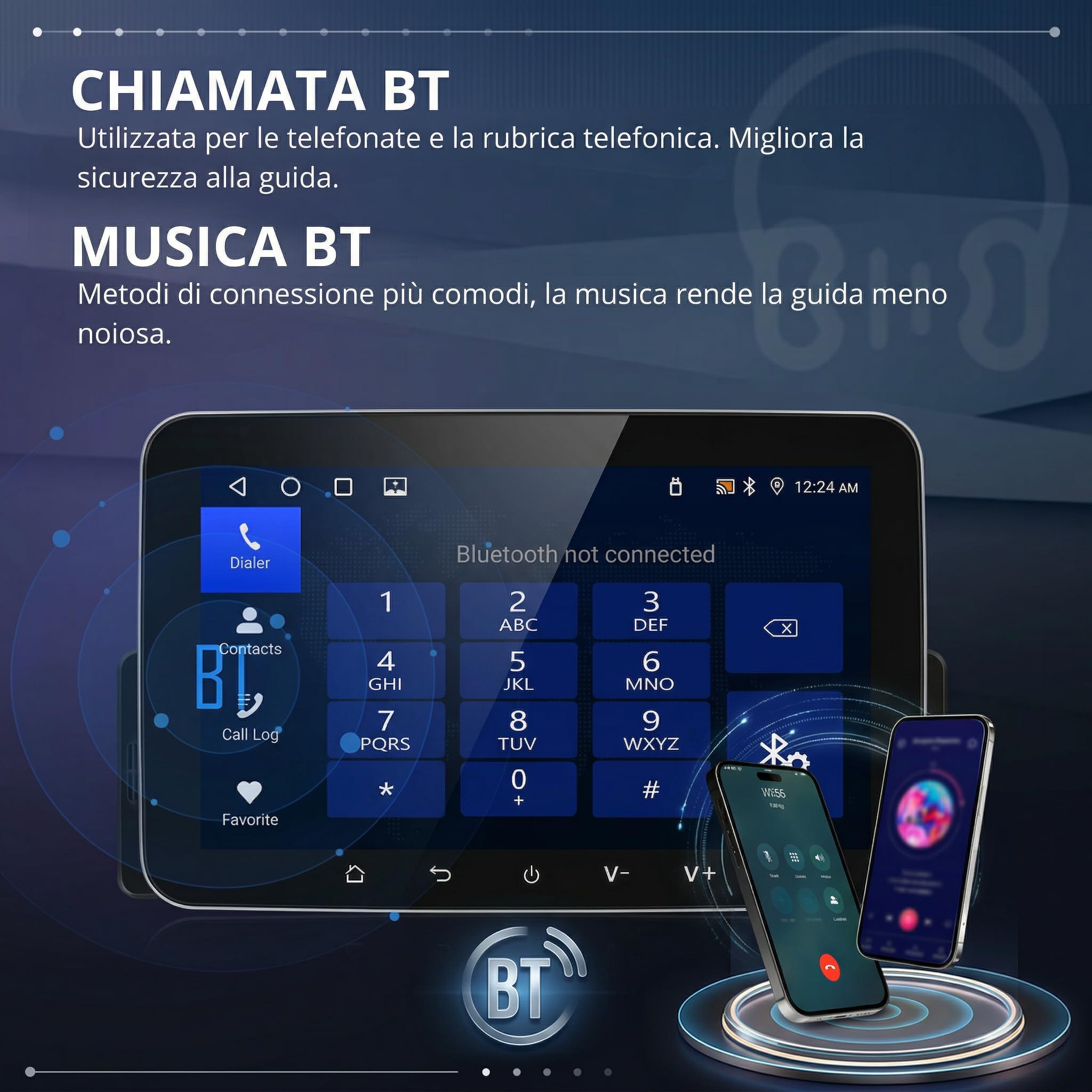Schermo Auto Panda 2003-2012 con schermo touchscreen USB Bluetooth FM/AM Autoradio Stereo Sistema 1 din stereo auto con Carplay Cablato/Android Auto Cablato