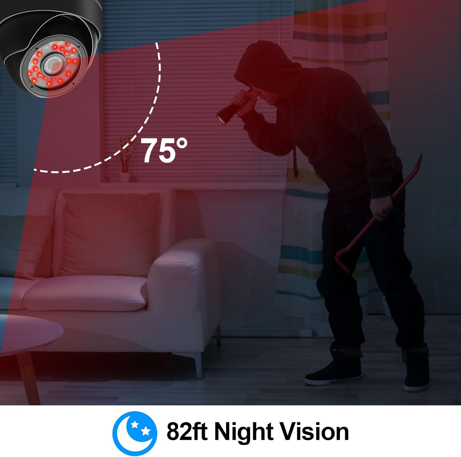 MMlove 2MP USB Dome Camera 1080P 30FPS Night Vision Security Camera Waterproof 3.6mm Wide Angle with IR Cut & IR LED USB Surveillance Security Camera Plug&Play Outdoor Indoor Metal Housing PC Webcam