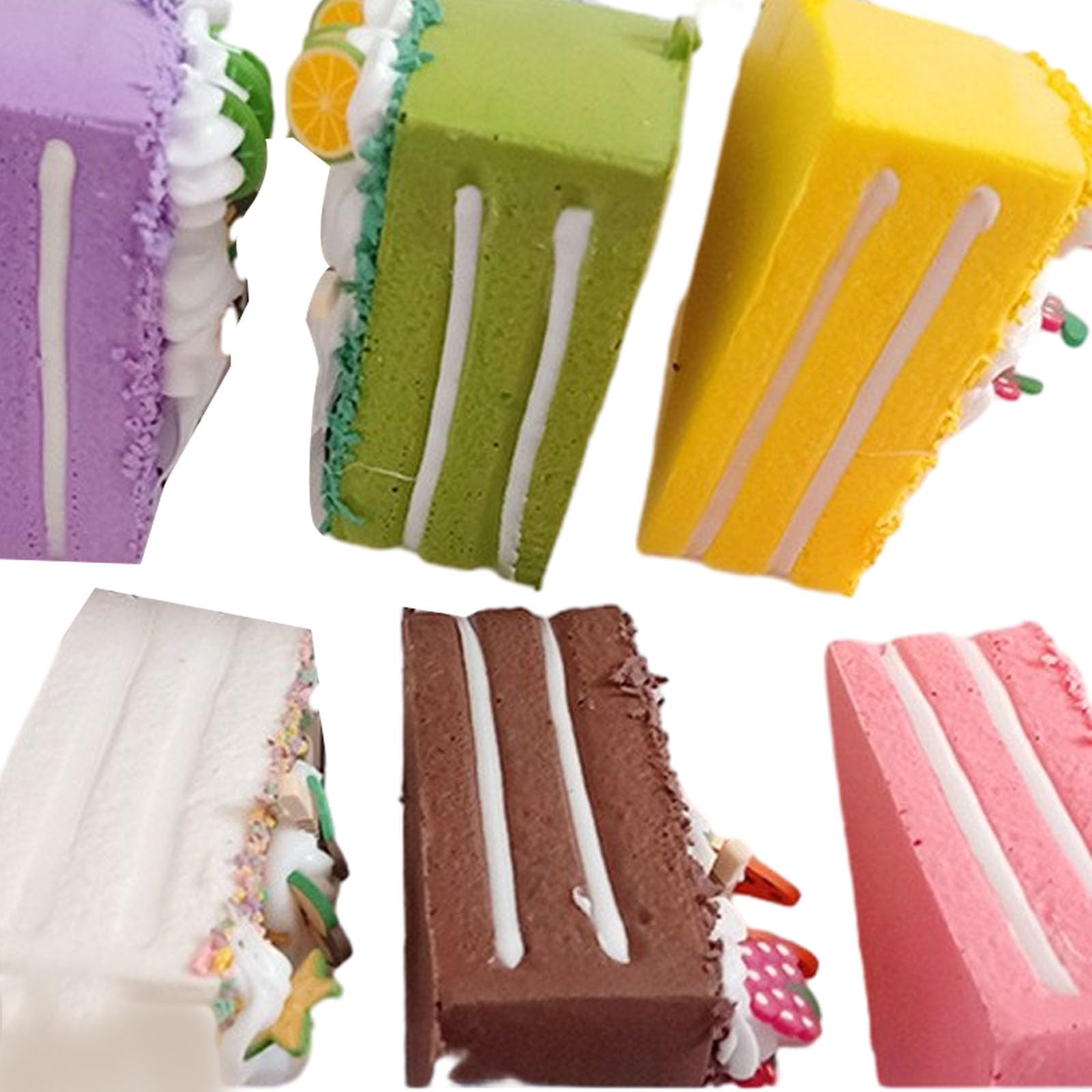 6-pack Kunstmatige Taart Nep-cupcake, Taart Geassorteerd