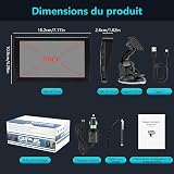 GPS Navigation Voiture 7 Pouces 2026 – Cartes Europe, Mises à Jour Gratuites, Alerte Vitesse & Poi, Guidage Vocal pour Camping-Car/Camion - 4